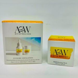 Act of Wellness Euphoric System Exfoliating Skincare + Sleep Mask